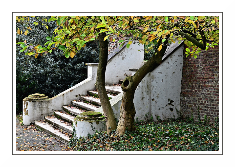 Im Park des Museums Abteiberg in Mönchengladbach