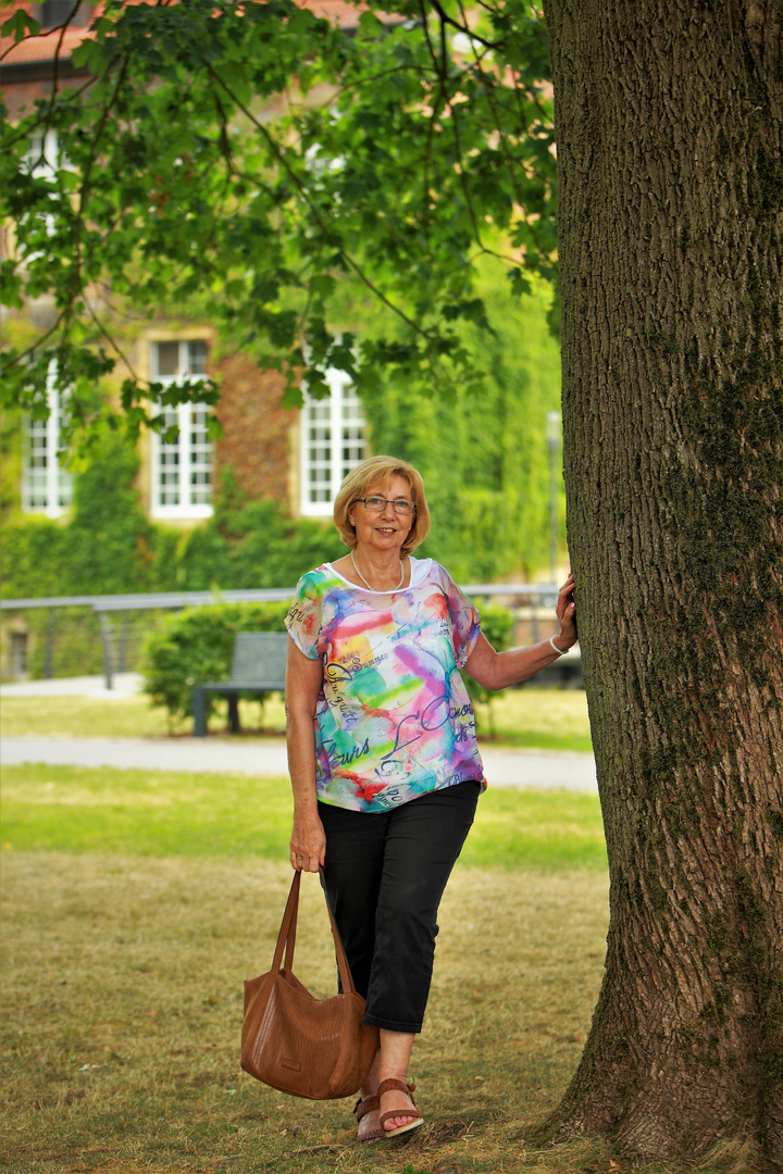 im Park von Schloss Velen im Münsterland