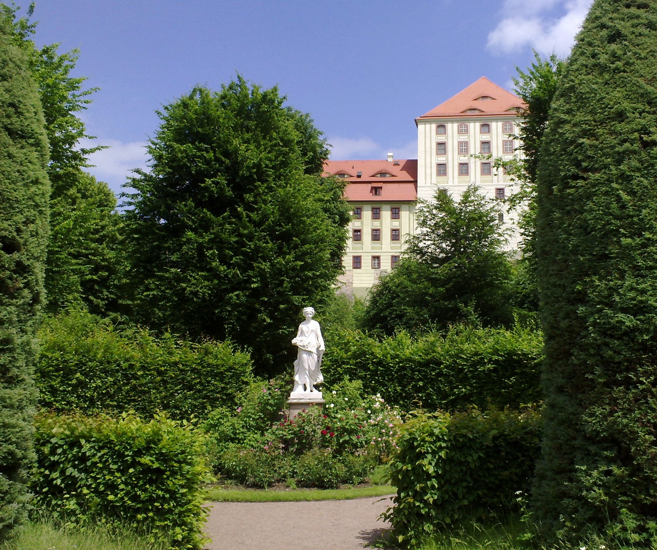 Im Park von Schloss Weesenstein