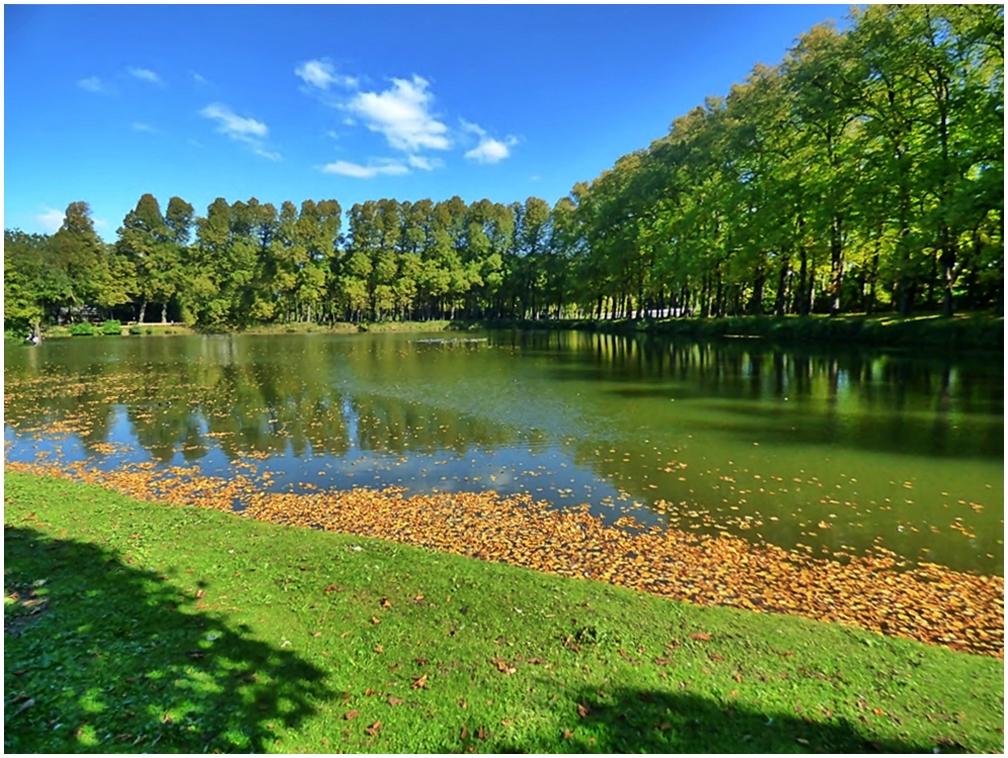 Im Park von Schloss Wickrath