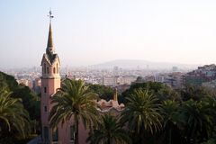 im Park_Güell_am Abend