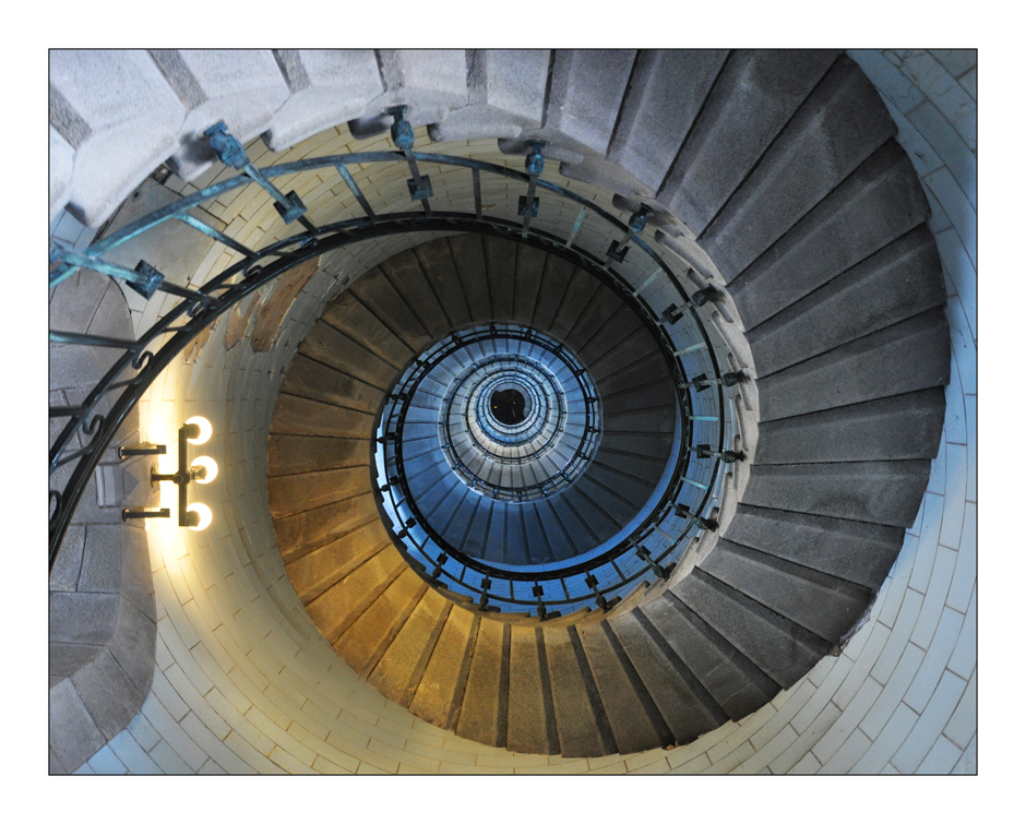 im Phare d'Eckmühl, Bretagne