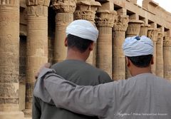 im Philae Tempel bei Assuan