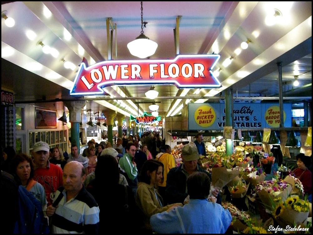 Im Pike-Place Market - Seattle