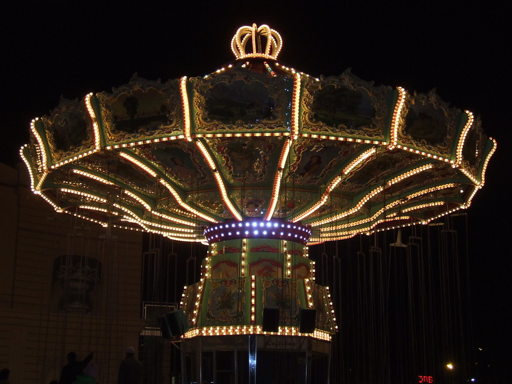 Im Prater bei Nacht