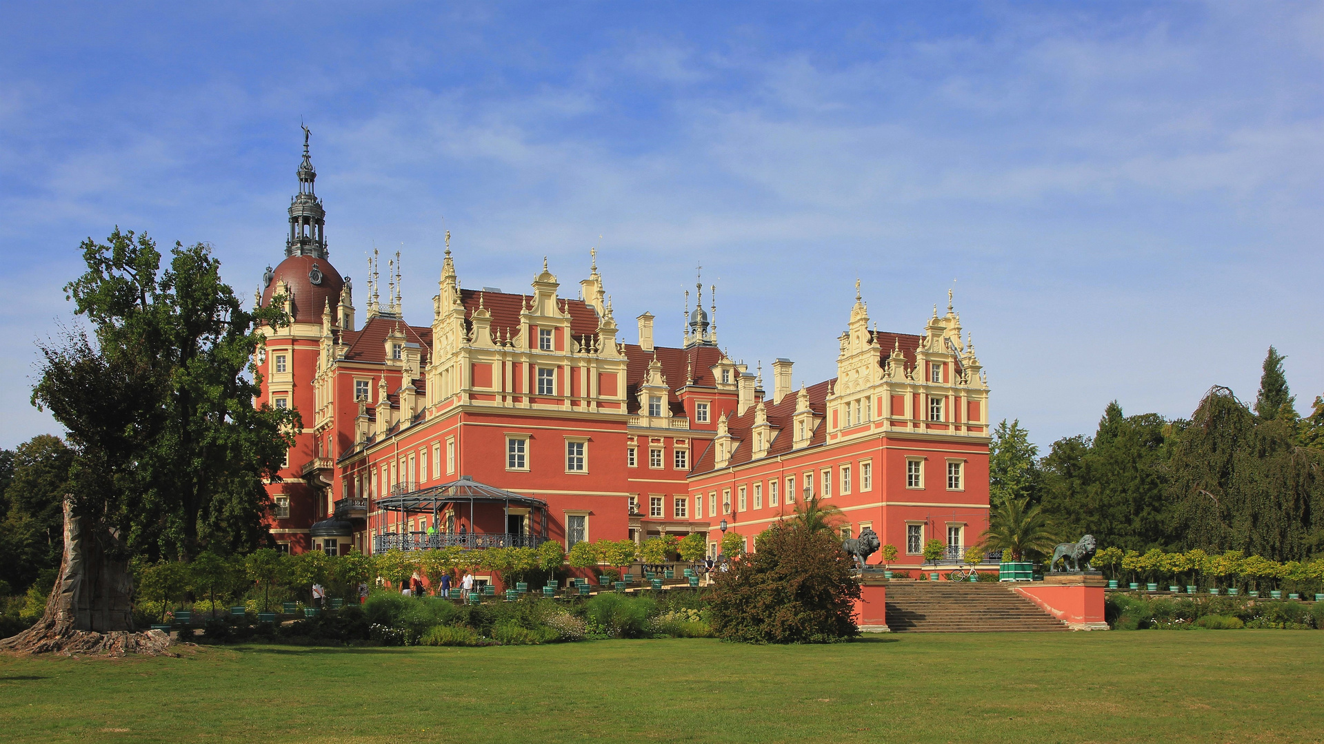 Im Pückler Park Bad Muskau - Neues Schloss 