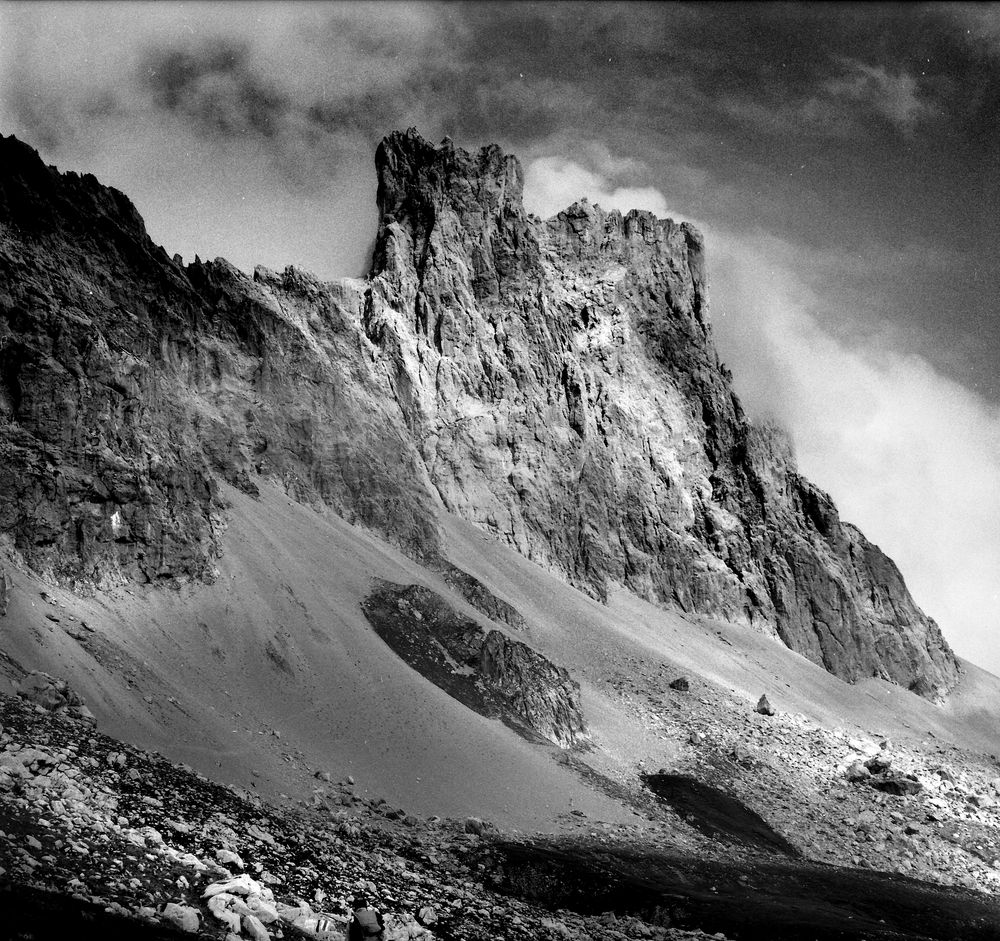 Im Rätikon auf Bergtour 1990