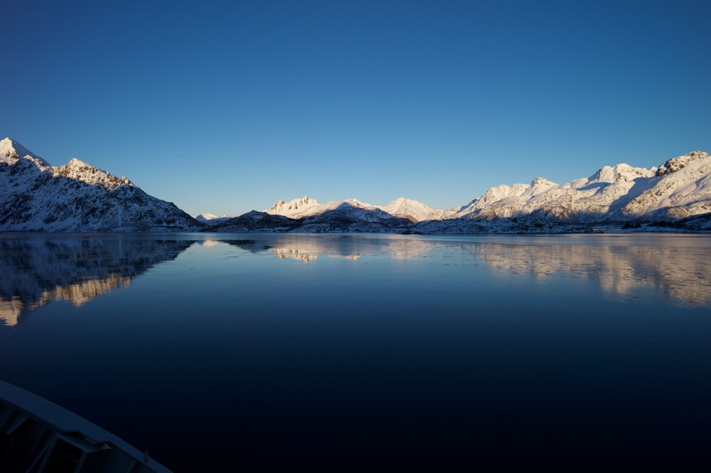 Im Raftsund vor dem Trollfjord