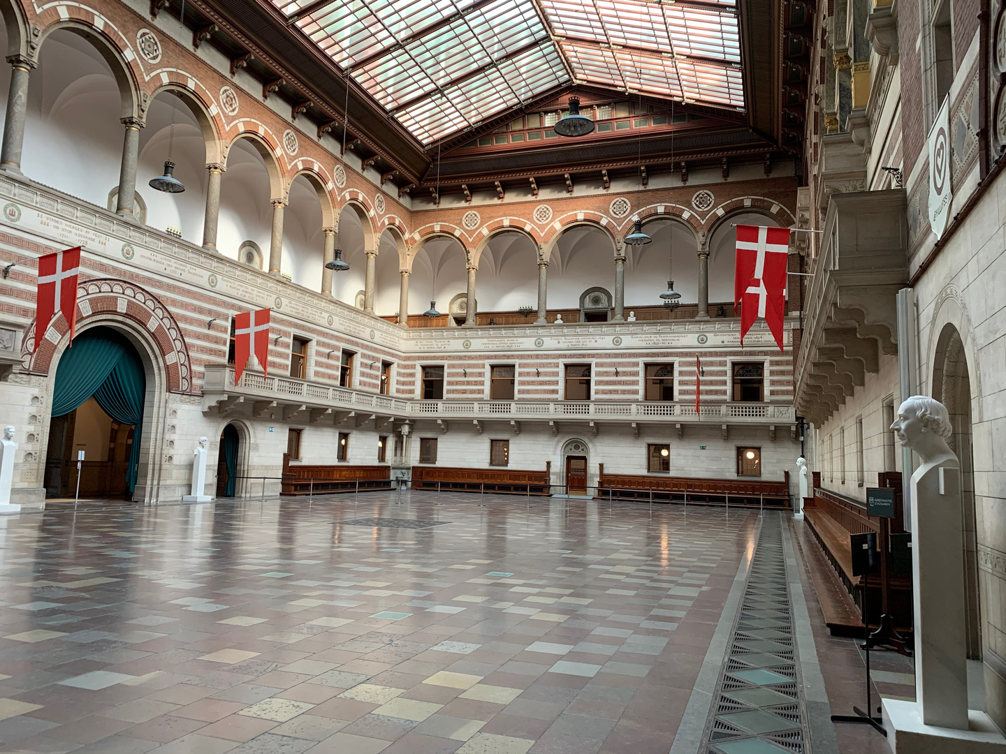 Im Rathaus von Kopenhagen