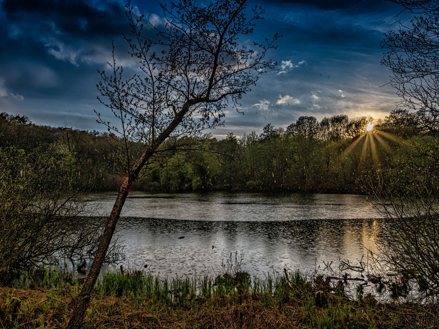 Im Regen am Teufelssee