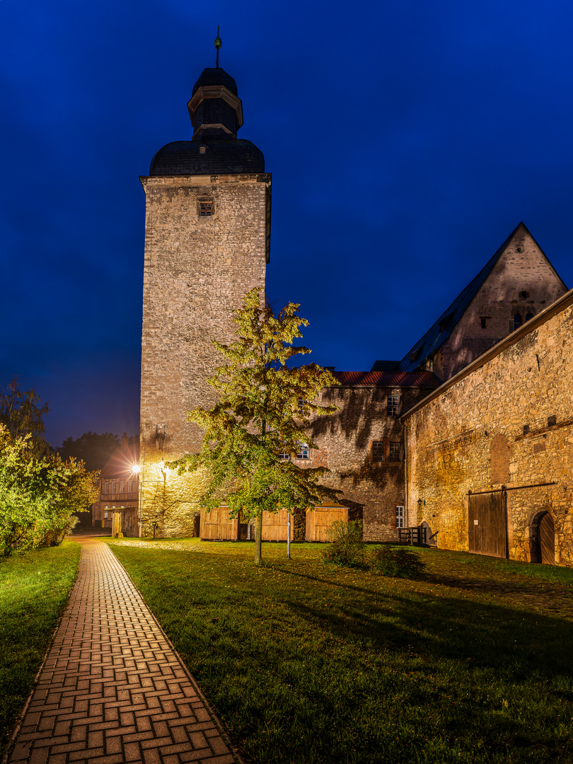 Im Regen an der Wasserburg Zilly (5)