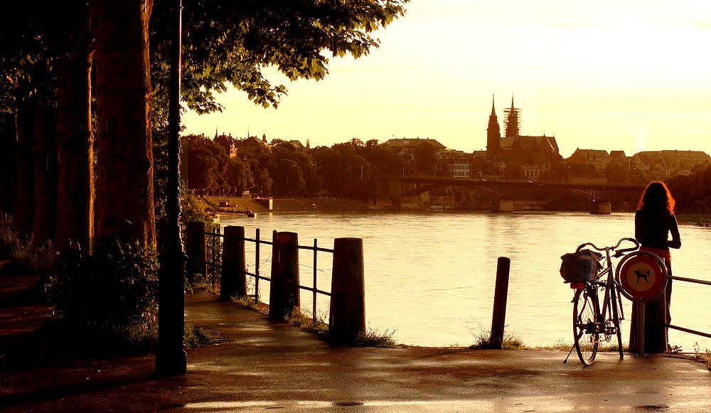 Im Regen den Sonnenuntergang geniessen