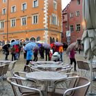 Im Regen in Regensburg
