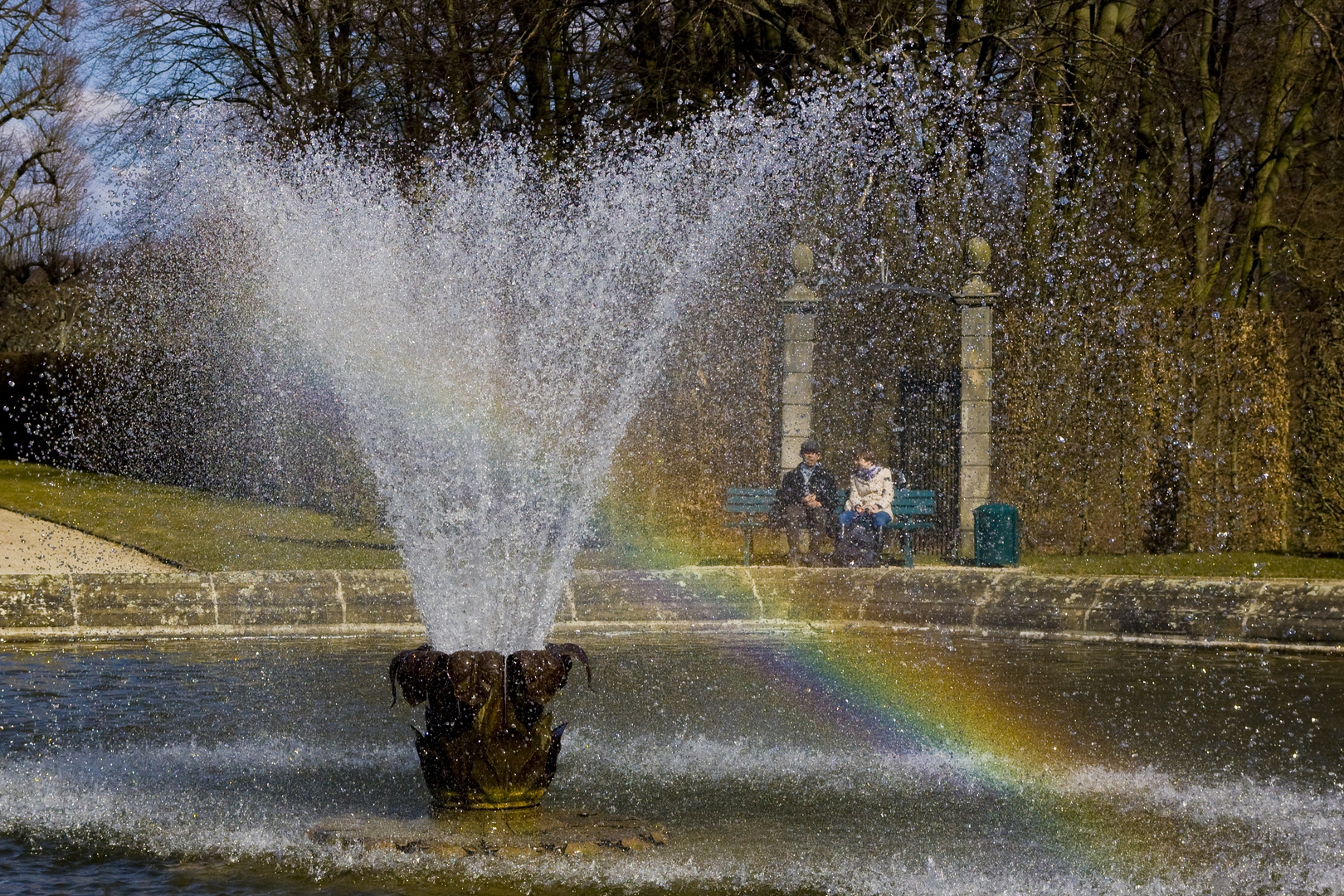 Im Regenbogen