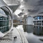 Im Regierungsviertel - Blick zum Reichstag