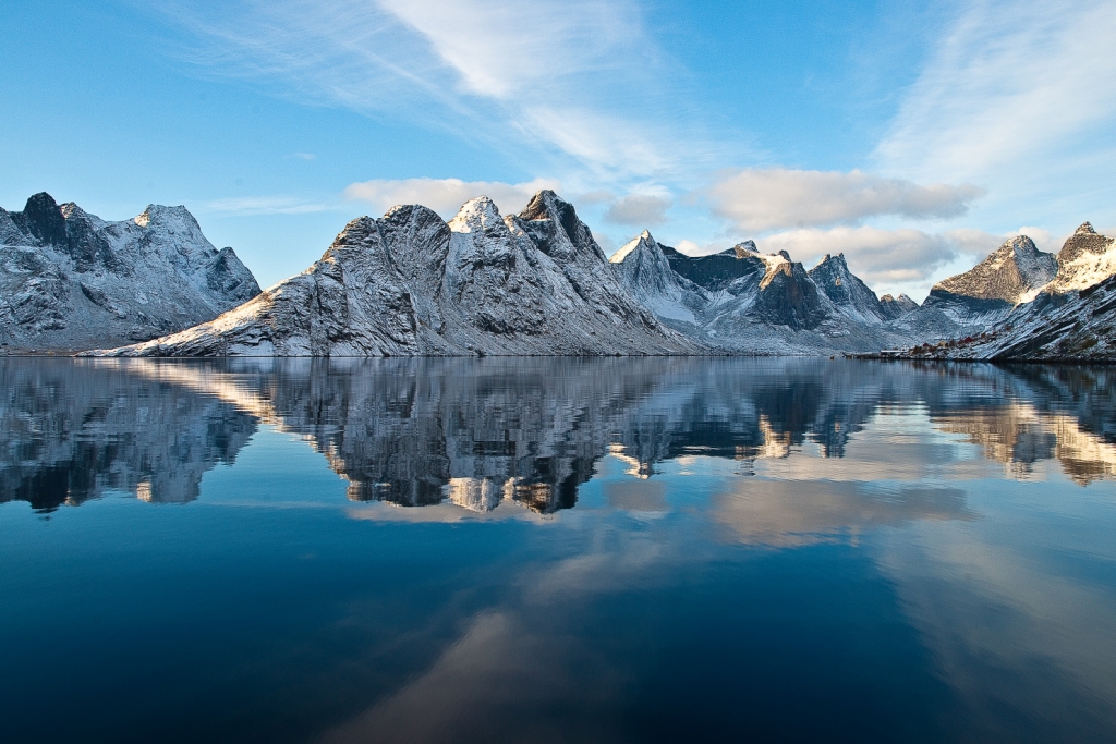 im Reinefjord . . .