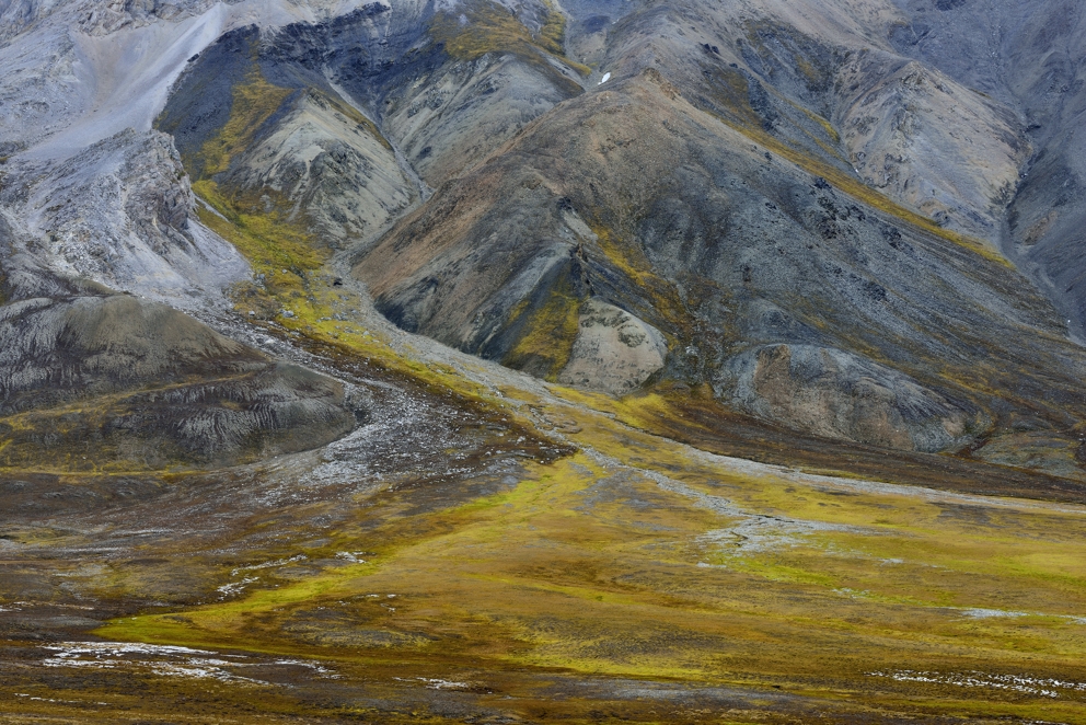 Im Reinodden, Recherchefjord, Spitzbergen im Oktober 2013