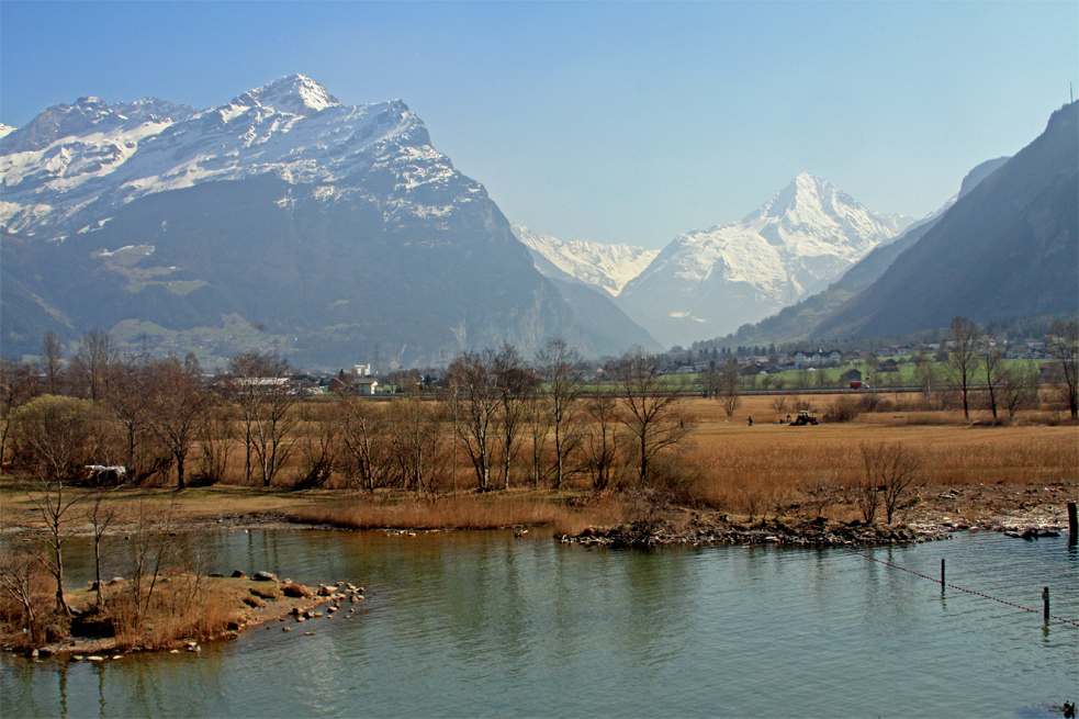 Im Reussdelta in Flüelen