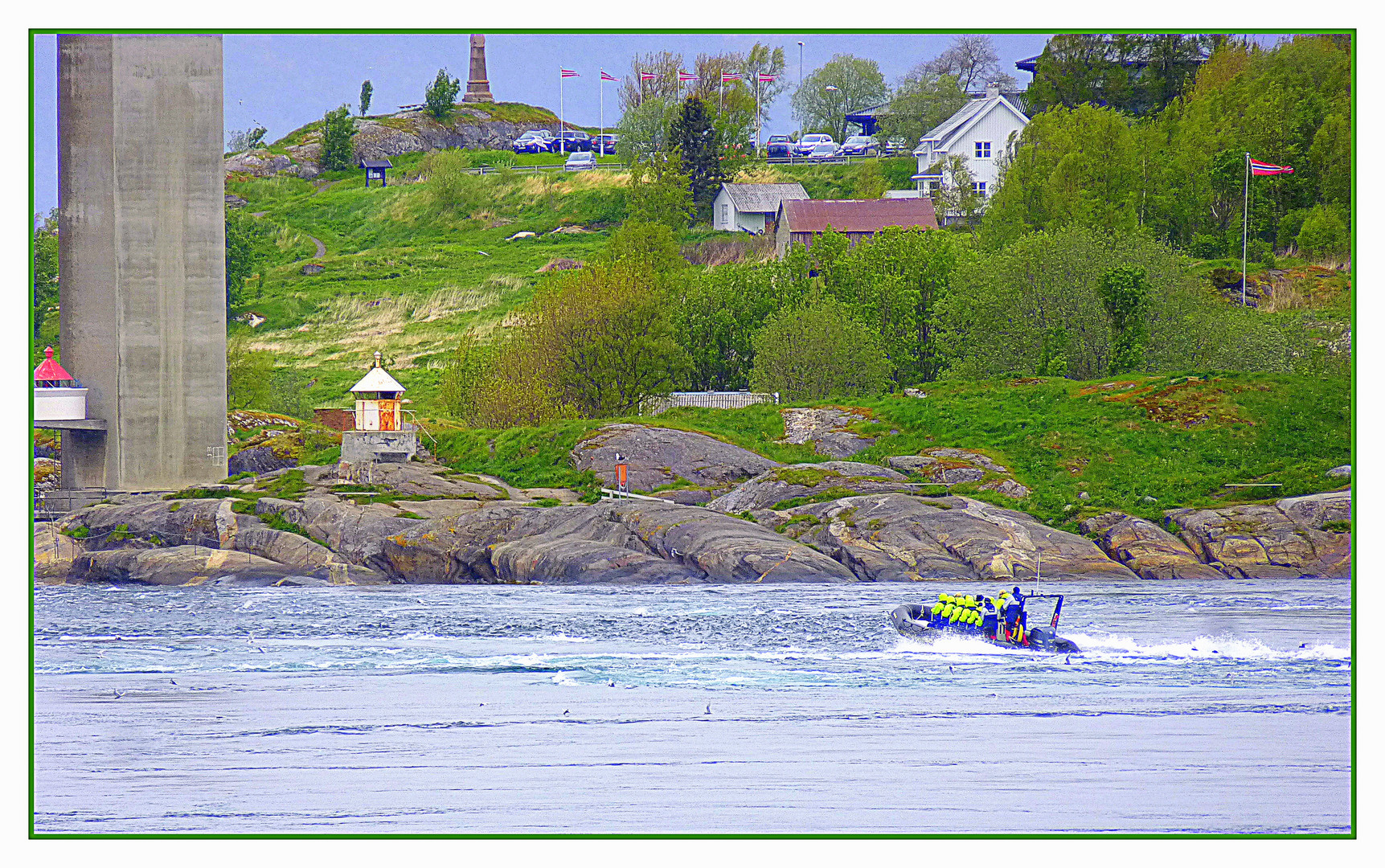 Im Rib Boot mit 250 PS gegen den Saltstraumen HDR