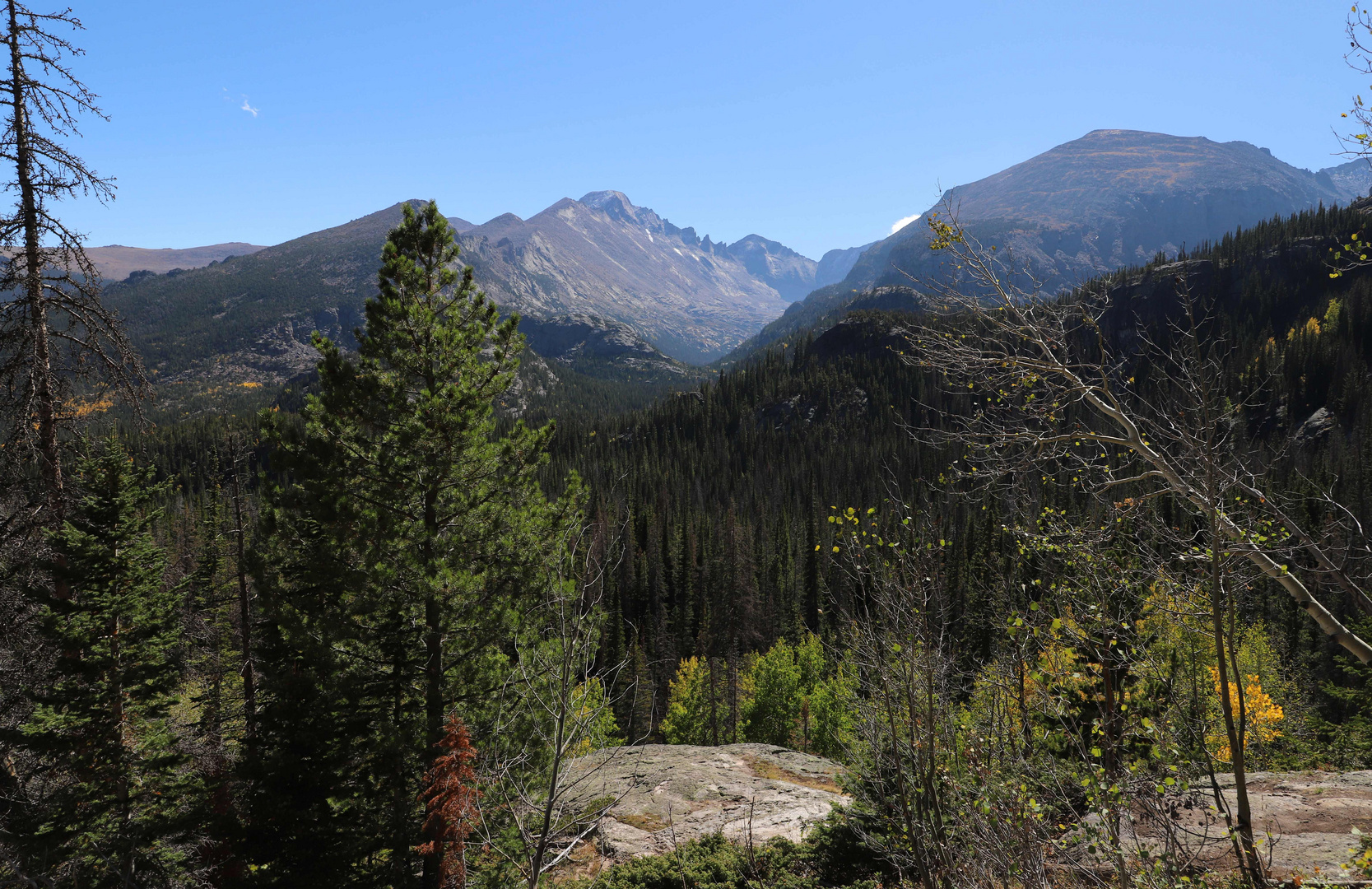 Im Rocky Mountains National Park...