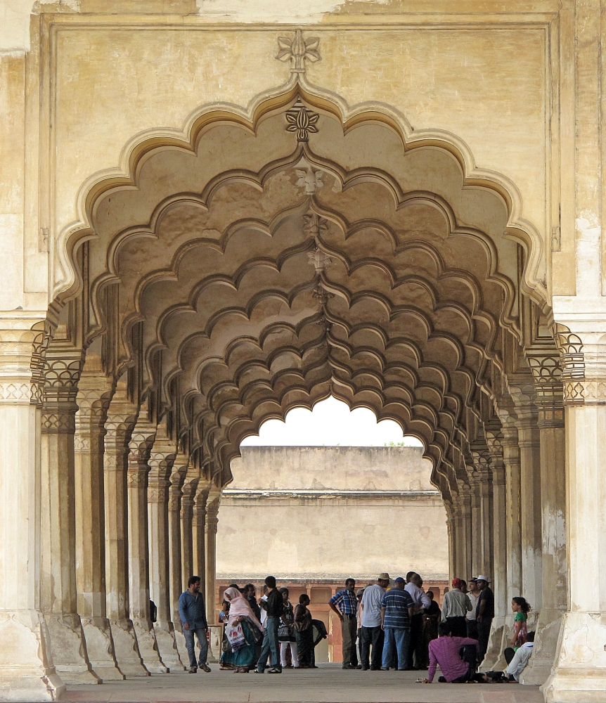 im Roten Fort in Agra