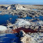 Im Salar de Atacama bei Sonnenuntergang...