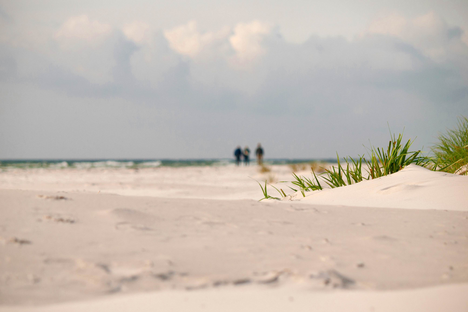 im Sand am Strand