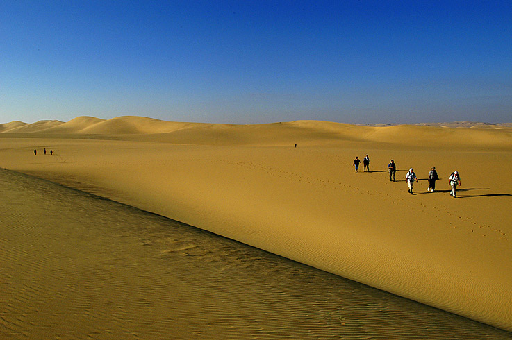 Im Sandmeer unterwegs