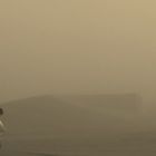 Im Sandsturm (Sahara, Marokko)