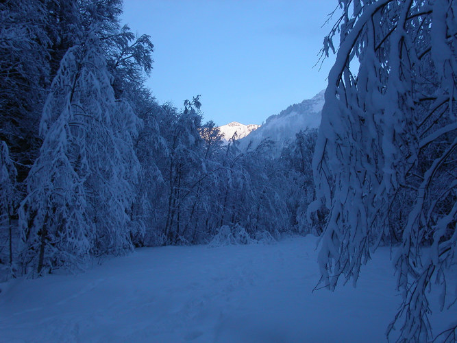 im Schatten der Berge