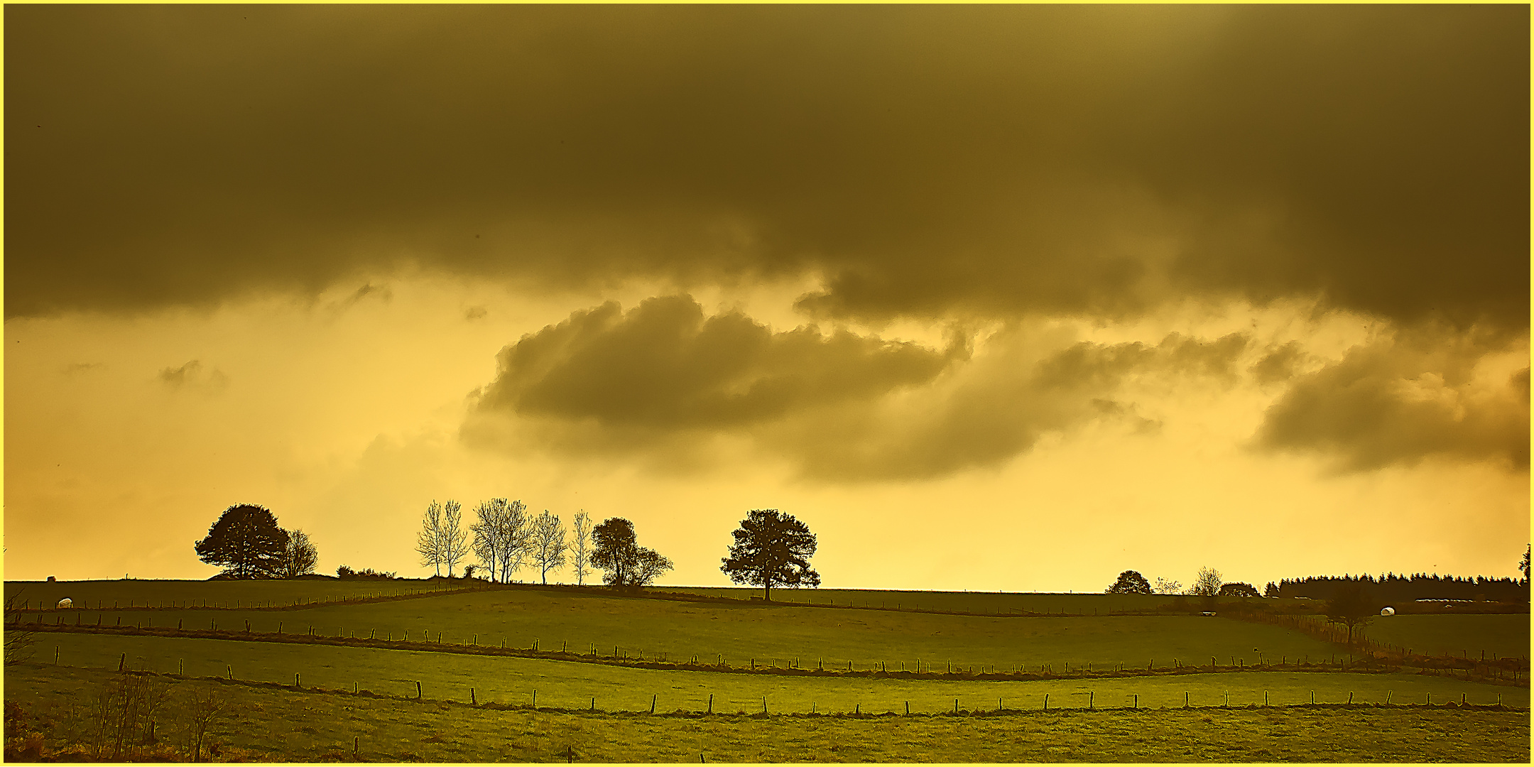 im Schatten der Wetterwolke...