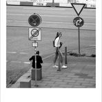 Im Schilderwald / Between traffic signs