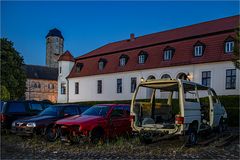 Im Schloß Ampfurth sind fleißige Bastler und Schrauber zu Hause