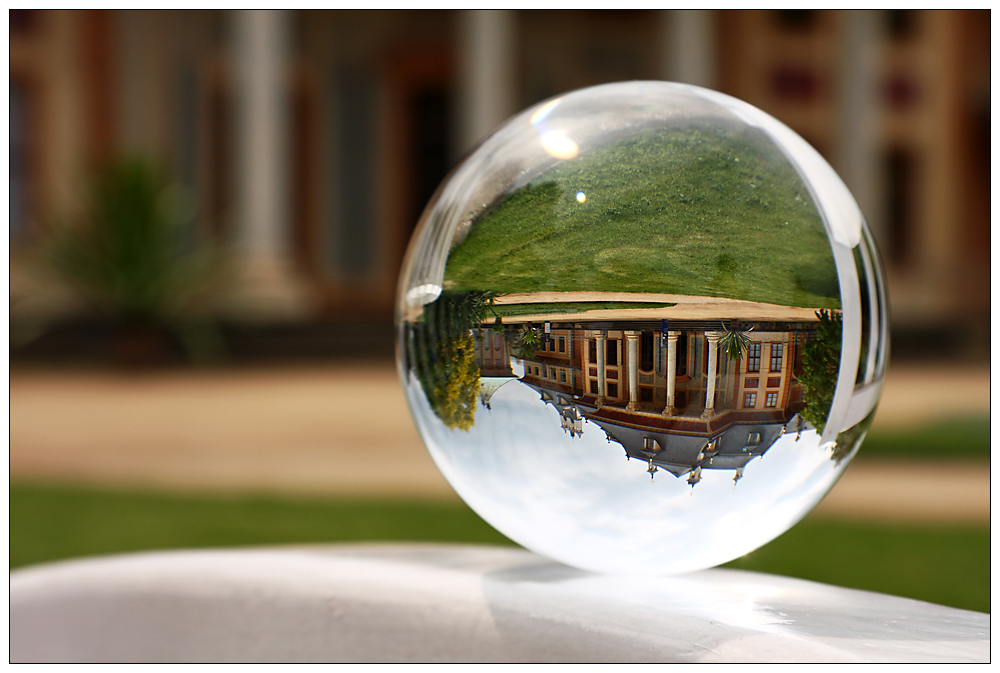 im Schloss Pillnitz gekugelt