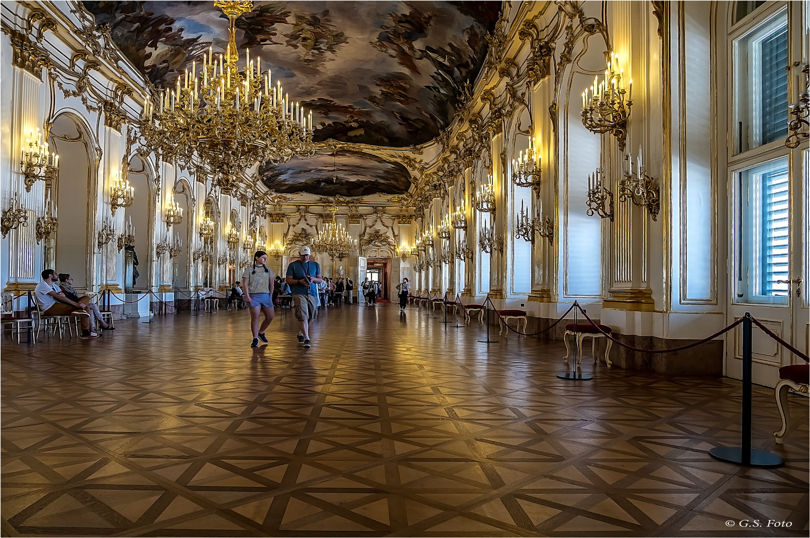 Im Schloss Schönbrunn