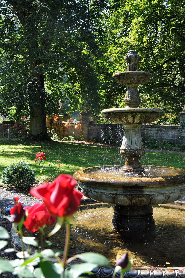 Im Schlossgarten von Gut Amalienruh