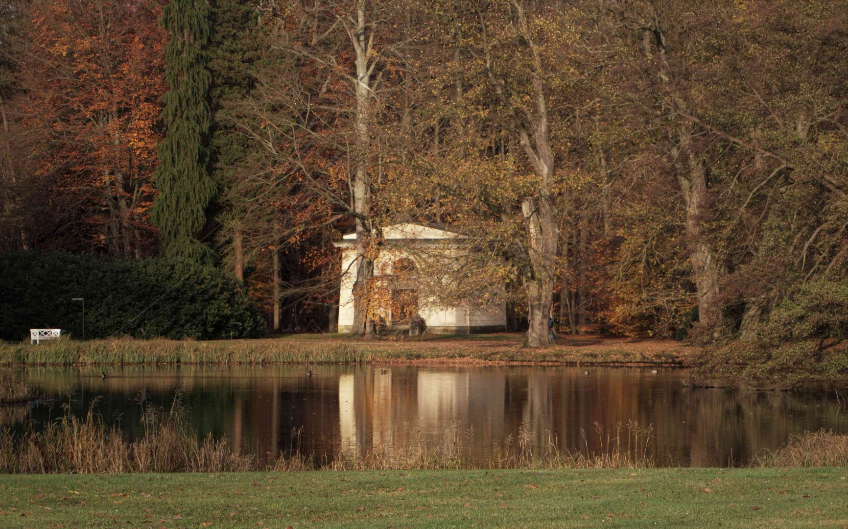 im  Schloßpark ...