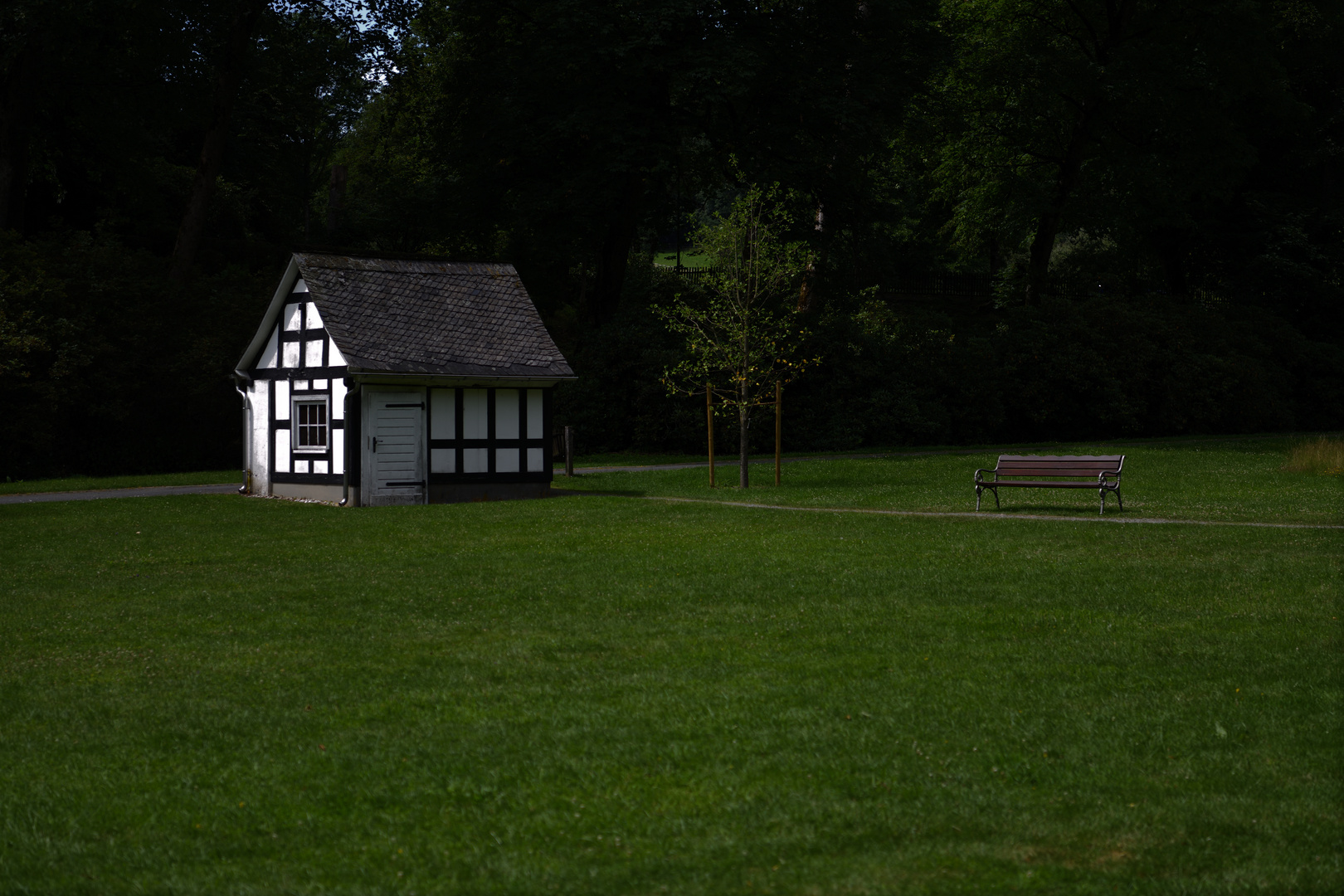 im Schloßpark Bad Berleburg