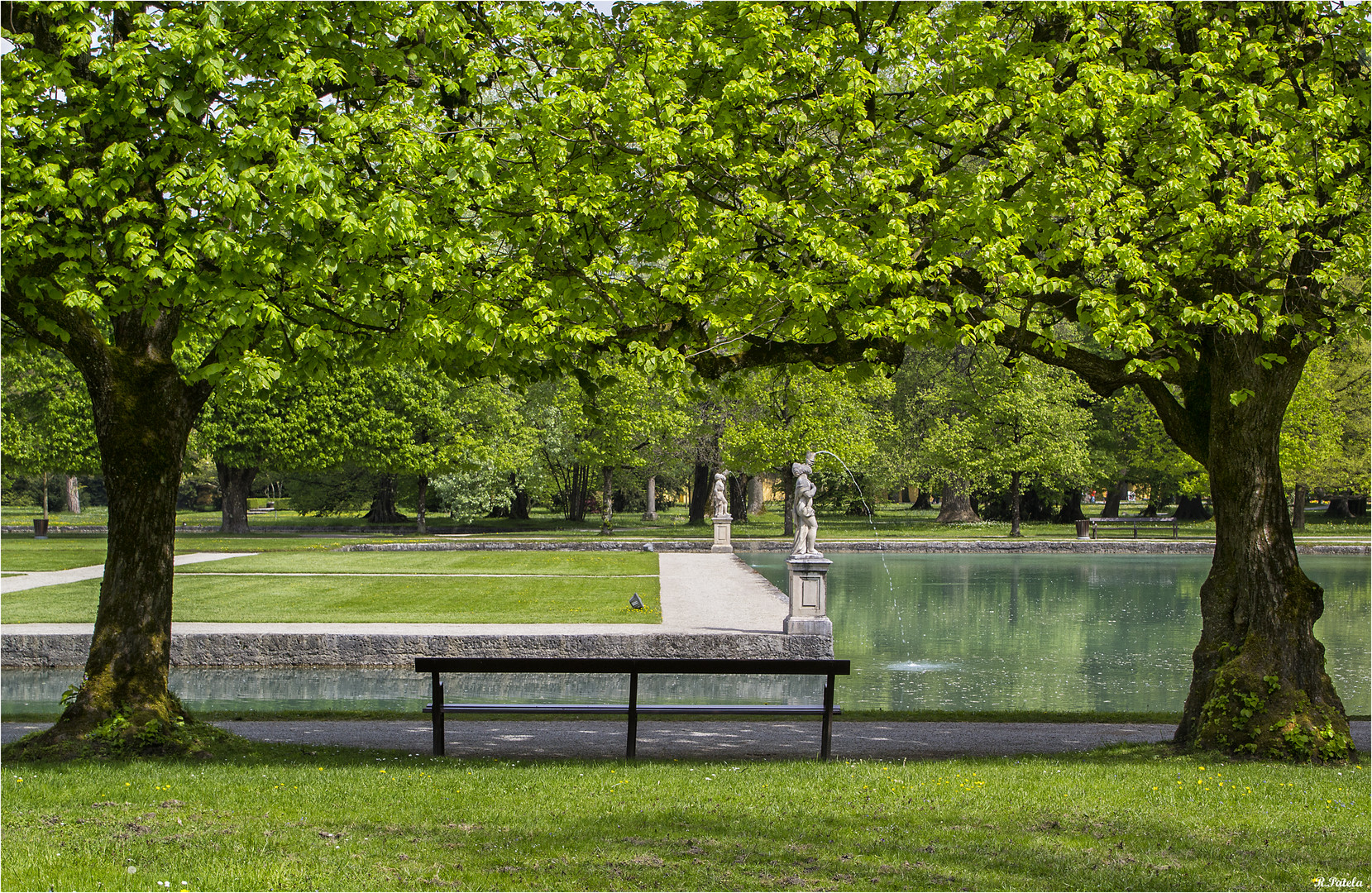 Im Schlosspark Hellbrunn aufgenommen