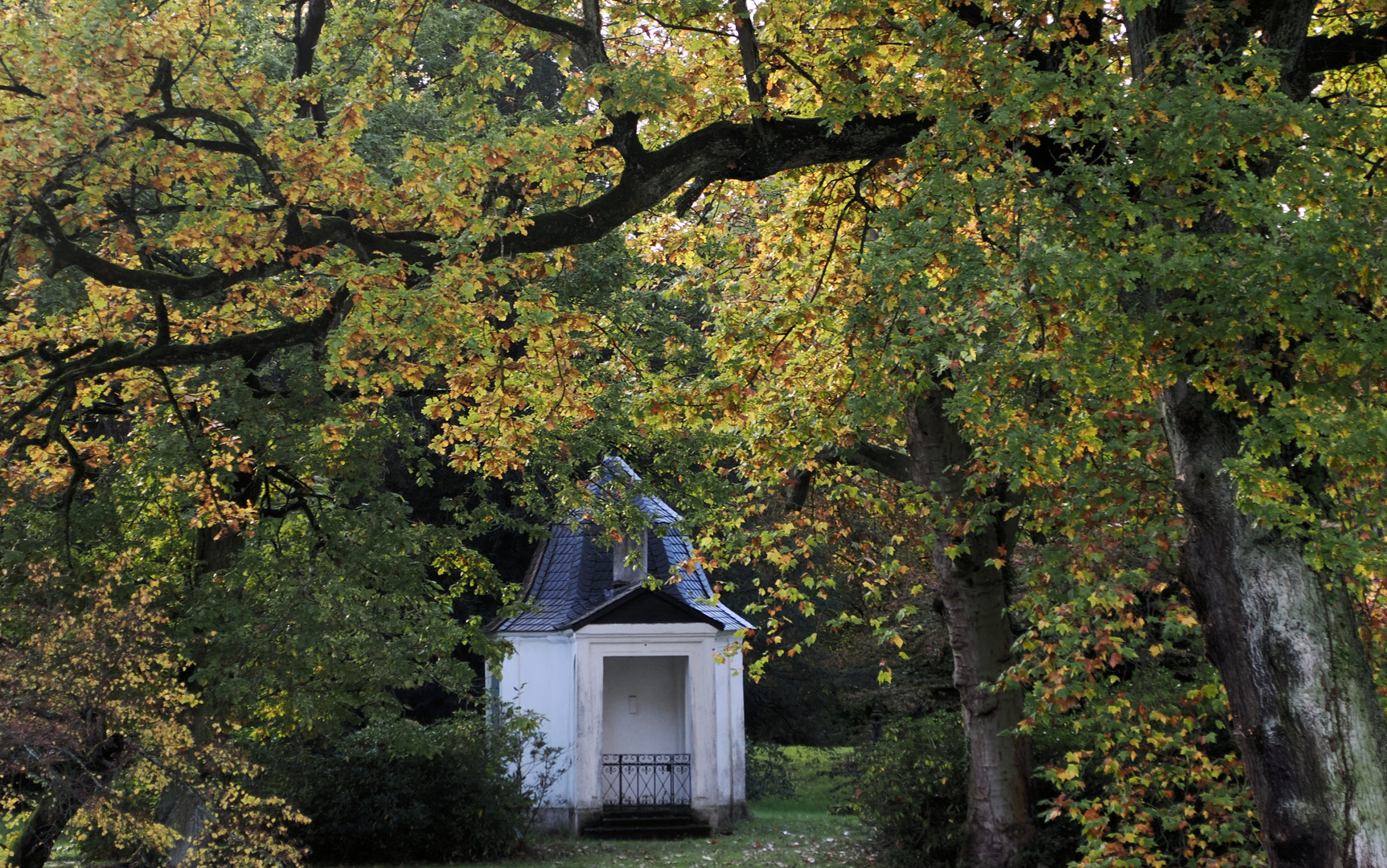 Im Schlosspark  Heltorf gab es Herbstzauber…