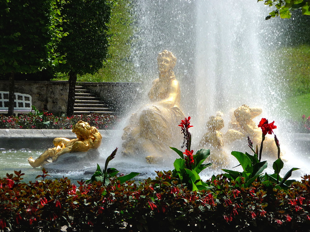 Im Schlosspark Linderhof