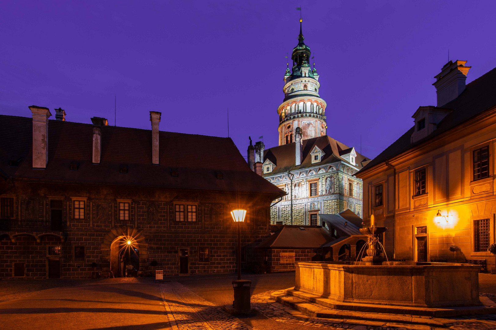 Im Schlosspark von Cesky Krumlov