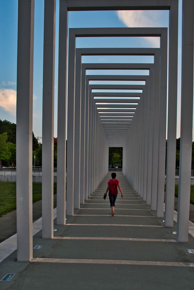 im Schlosspark von Schwerin unterwegs