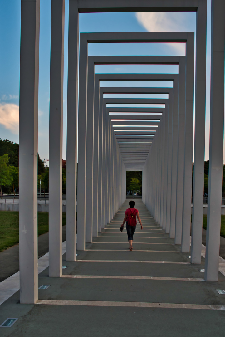 im Schlosspark von Schwerin unterwegs