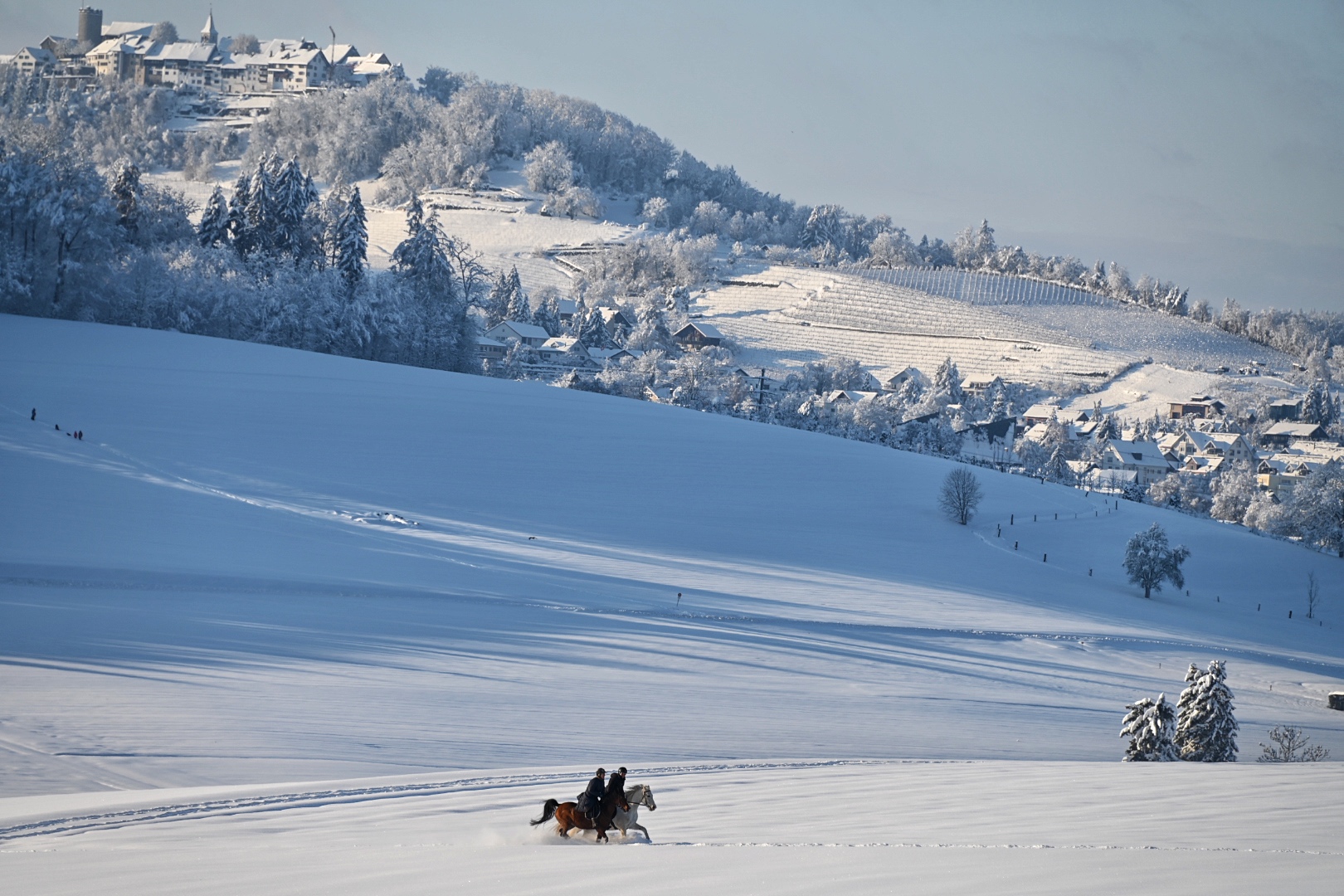 Im Schnee versinken 