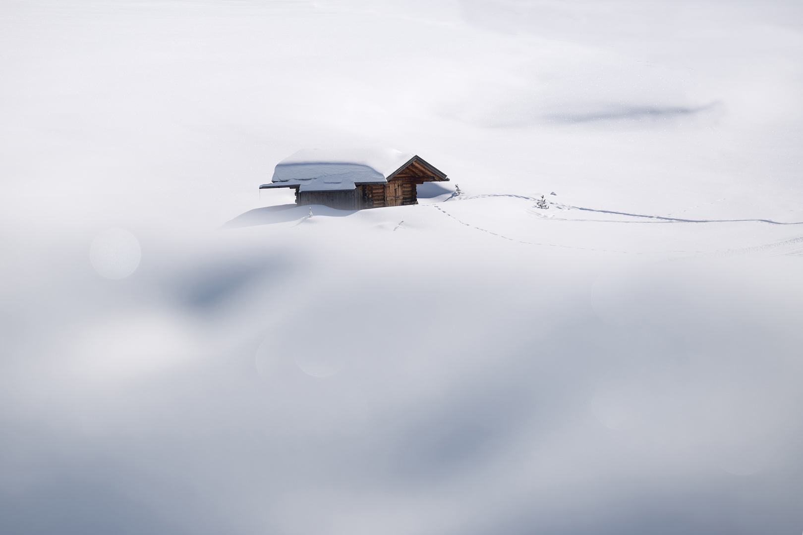 Im Schnee versunken