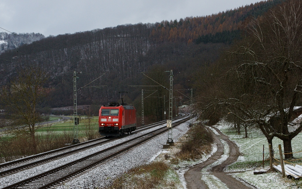 Im Schneetreiben?