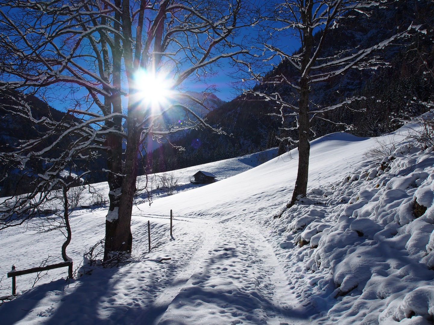 Im schönen Brandnertal - Vorarlberg :-) Winterlandschaft