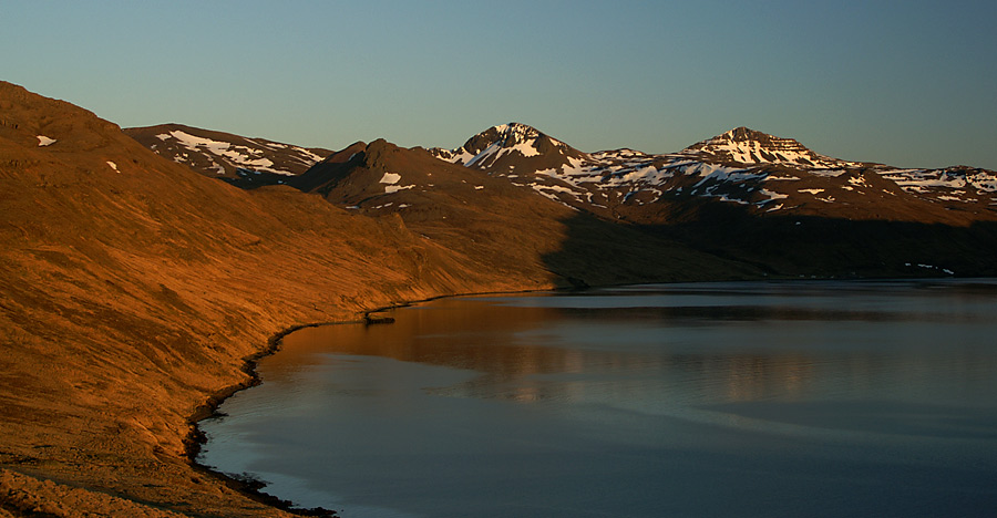 im schönsten Abendlicht