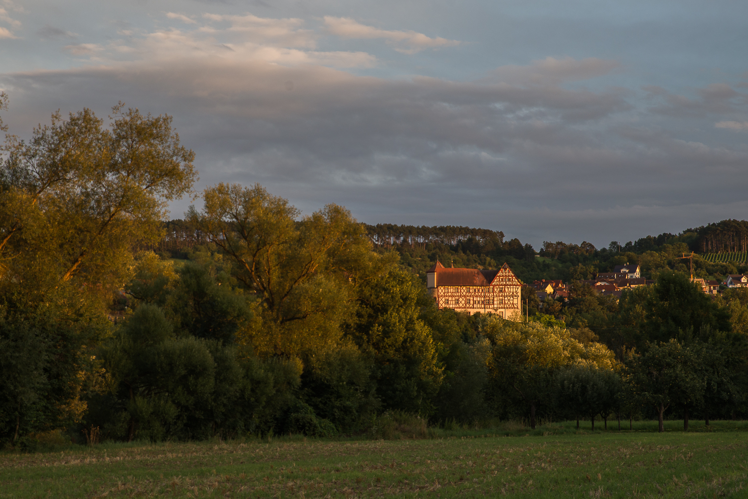 im schönsten Abendlicht - Schloß Homburg am Main